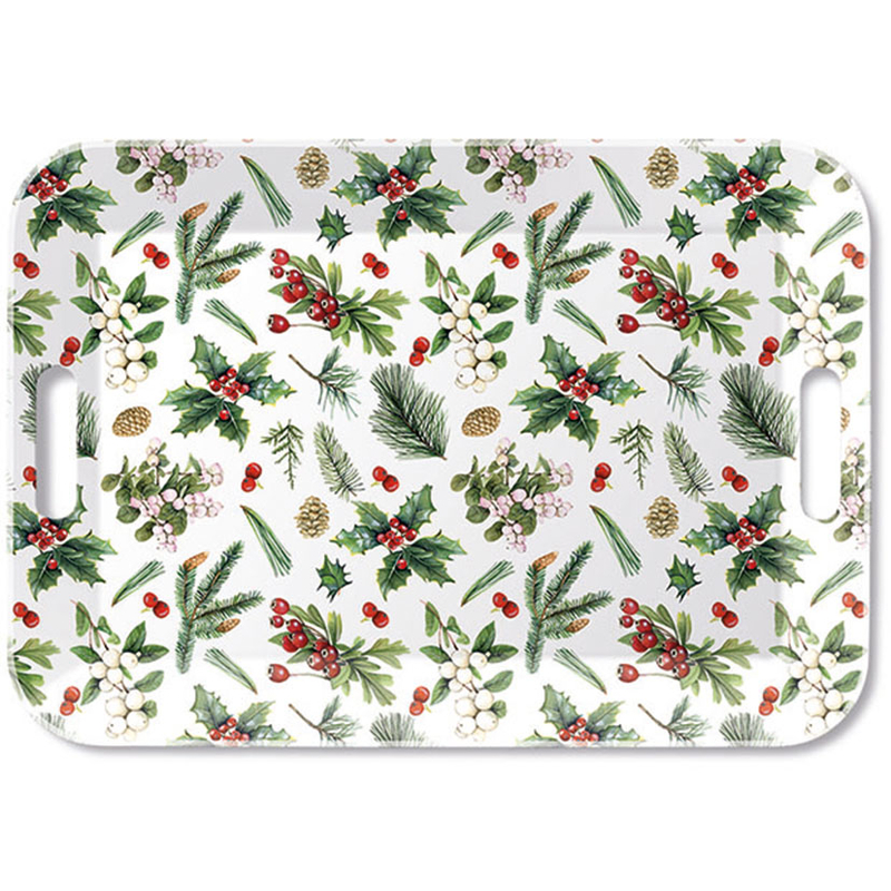 Bandeja servir Serie Winter Greenery 33x47 cm