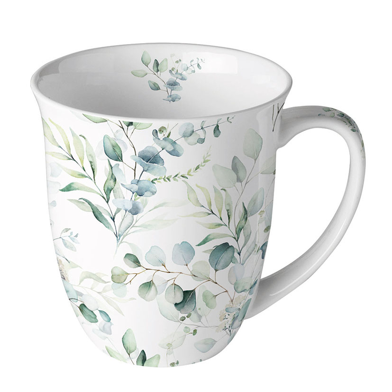 Mug porcelana Serie Eucaliptus