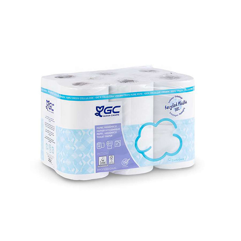 Papel higiénico doble capa 12 rollos