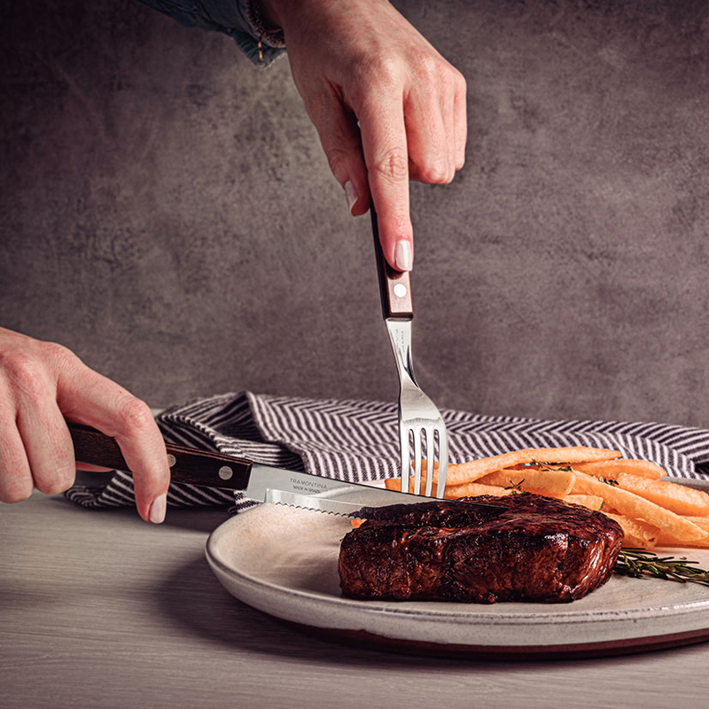 Cuchillo TRAMONTINA para asado, 4 unidades
