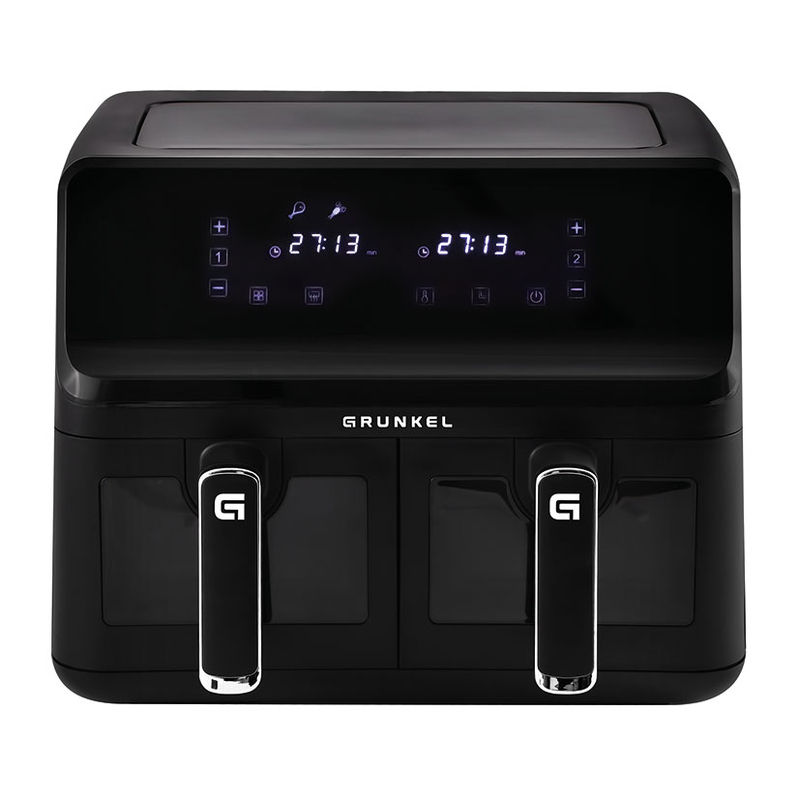 Freidora de aire GRUNKEL doble cubeta 2700 W