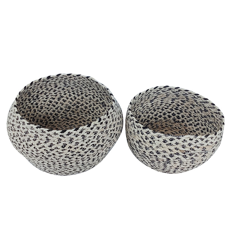 Set 2 cestas fibra natural Doha