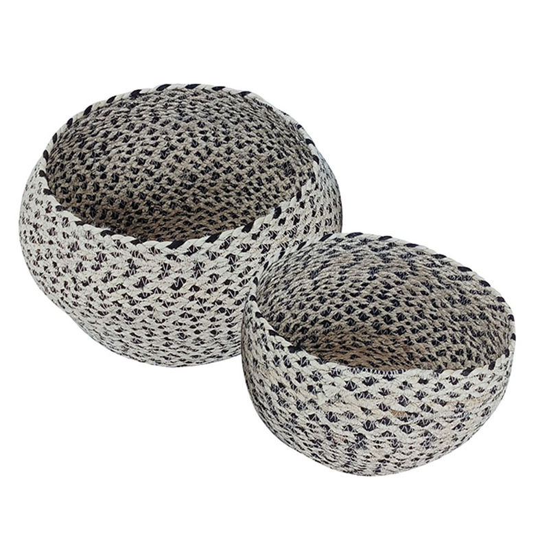 Set 2 cestas fibra natural Doha