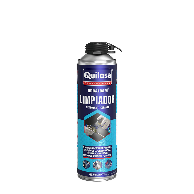 Espuma poliuretano Orbafoam QUILOSA Limpiador
