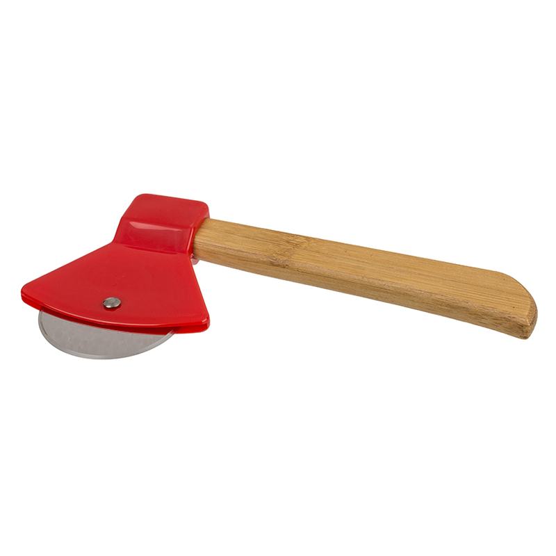Cortador de pizza forma hacha 18cm