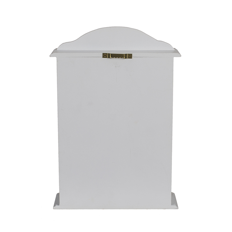 Caja madera decorada para guardar llaves