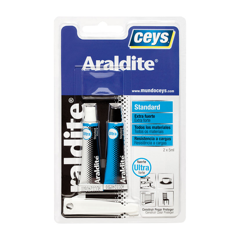 Adhesivo CEYS Araldit estándard 5 + 5 ml