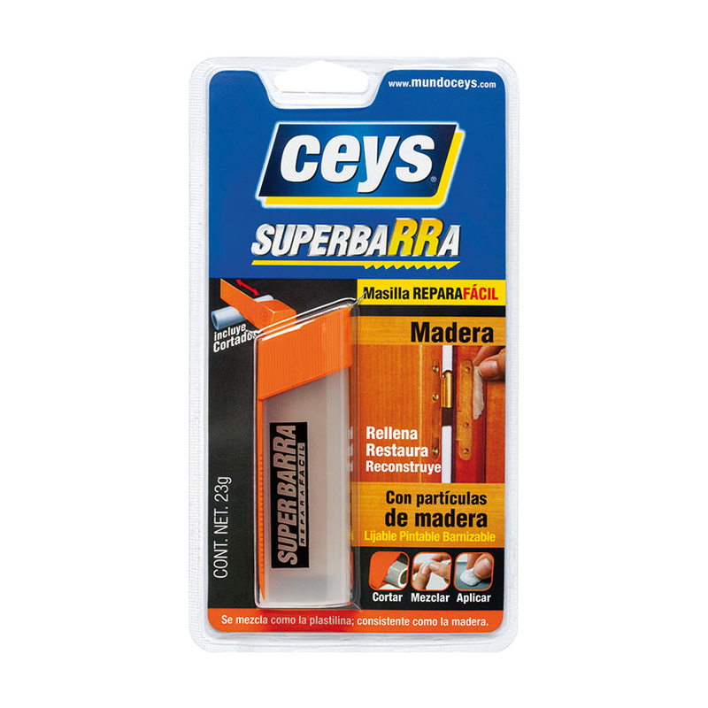 Masilla reparadora CEYS super barra madera