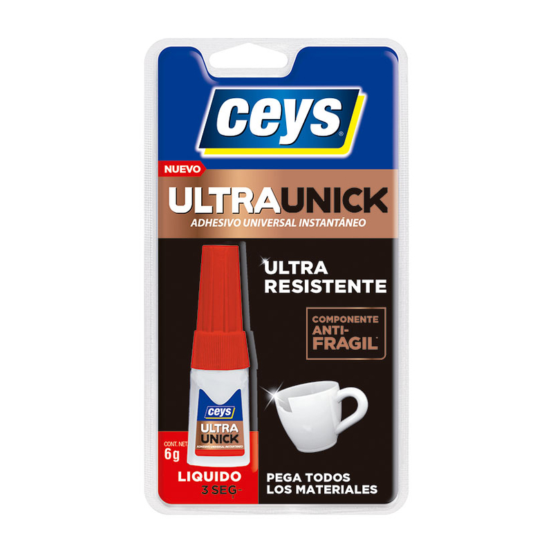 Adhesivo instantáneo CEYS Ultraunick poder inmediato  6 gr