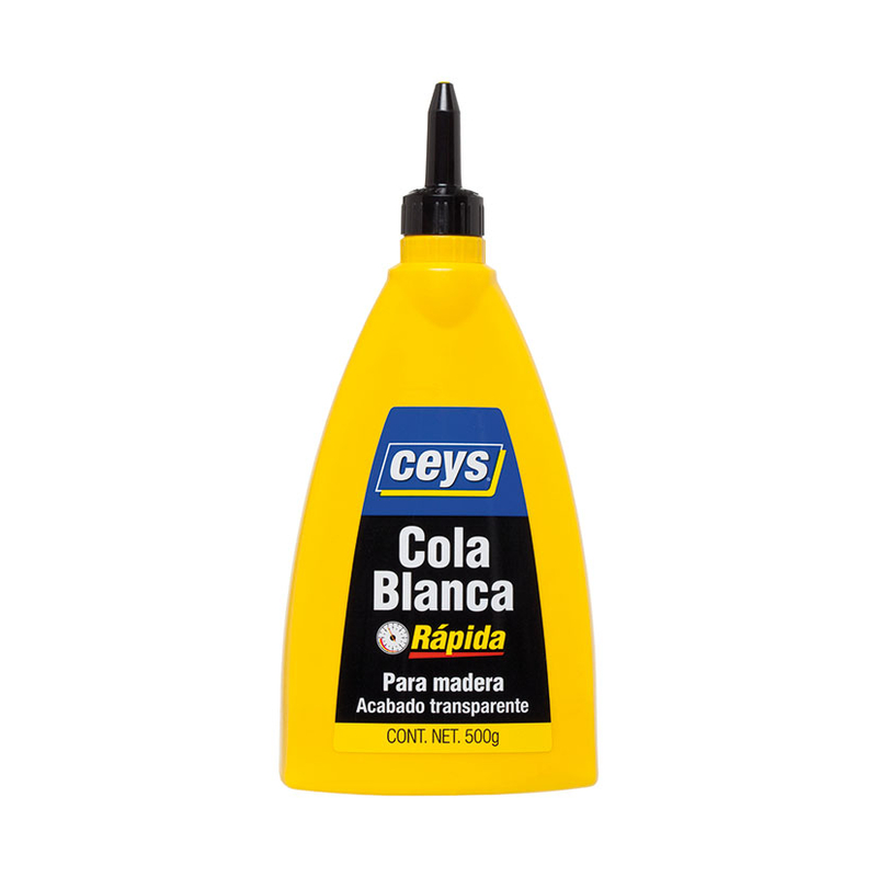 Adhesivo cola blanca rápida CEYS 500 gr