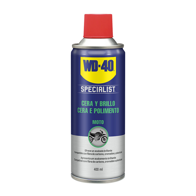 Cera y brillo motorbike WD-40 400 ml