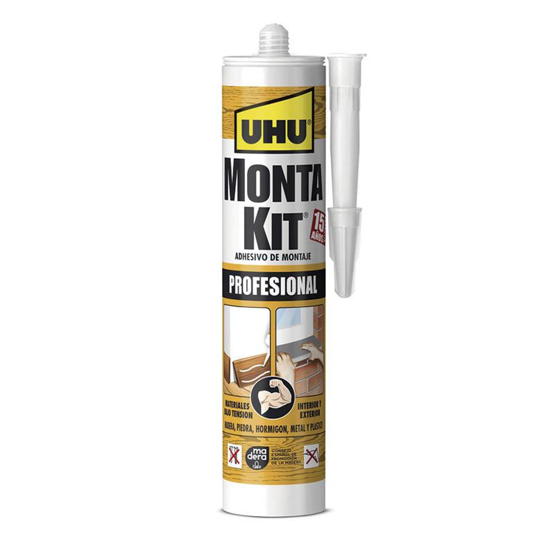 Adhesivo de montaje UHU montakit 350 gr