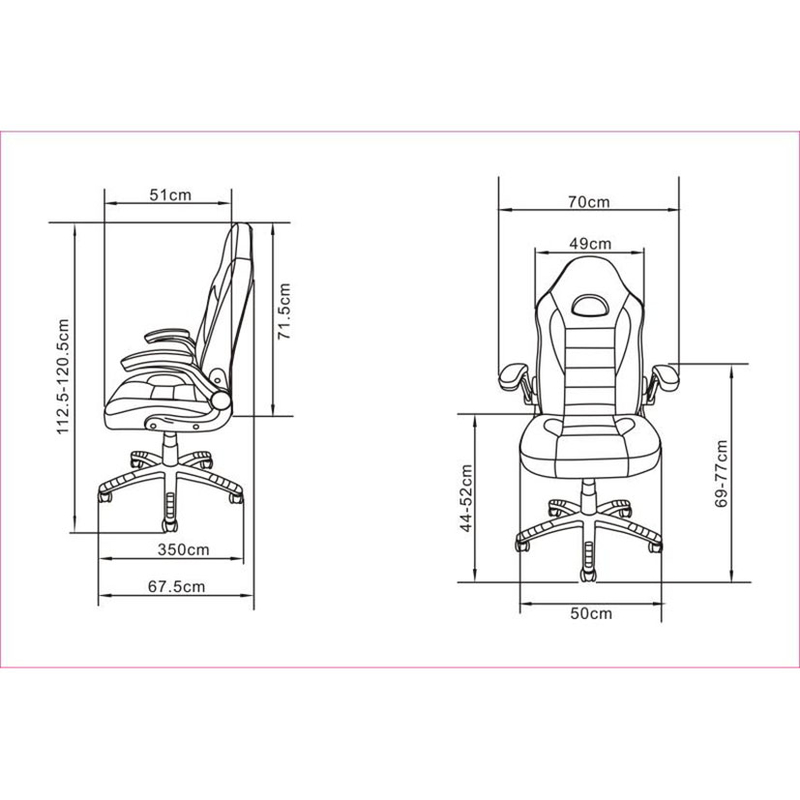 Silla Victoria con reposabrazos abatibles