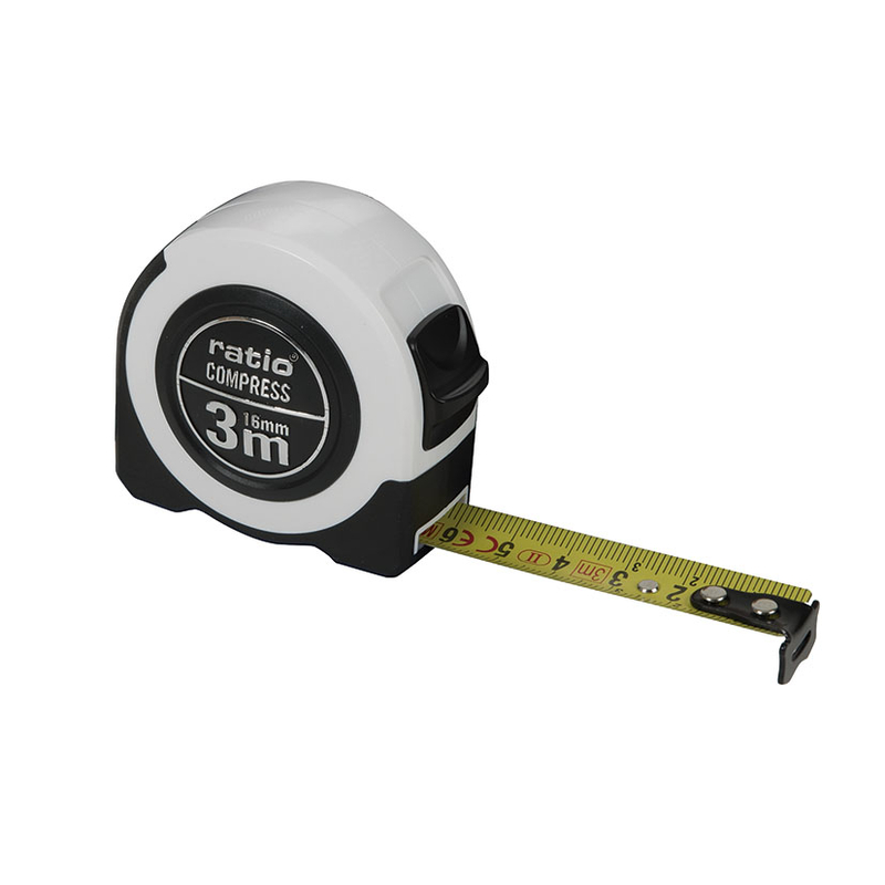 Flexómetro RATIO COMPRESS 3 m x 16 mm