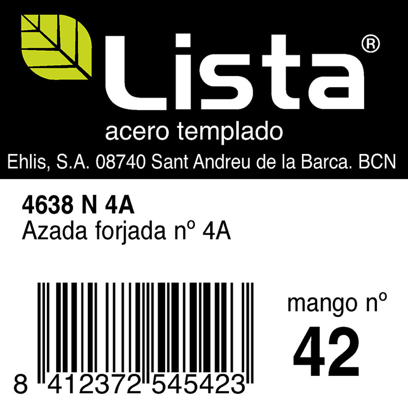 Azada sin mango Nº4 LISTA