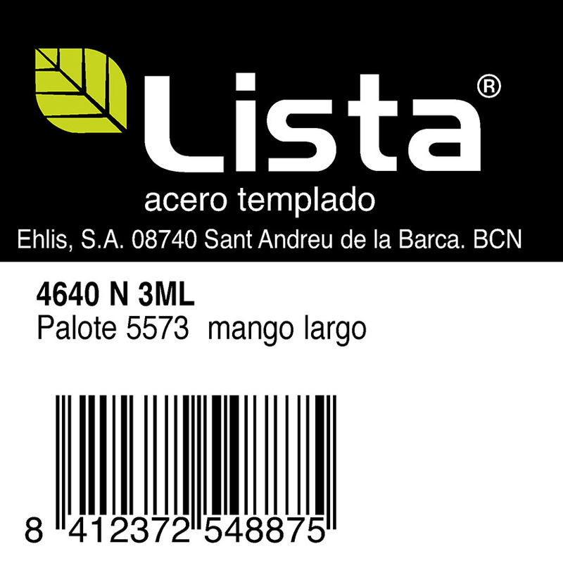 Palote jardín LISTA Nº5573 con mango largo 120 cm