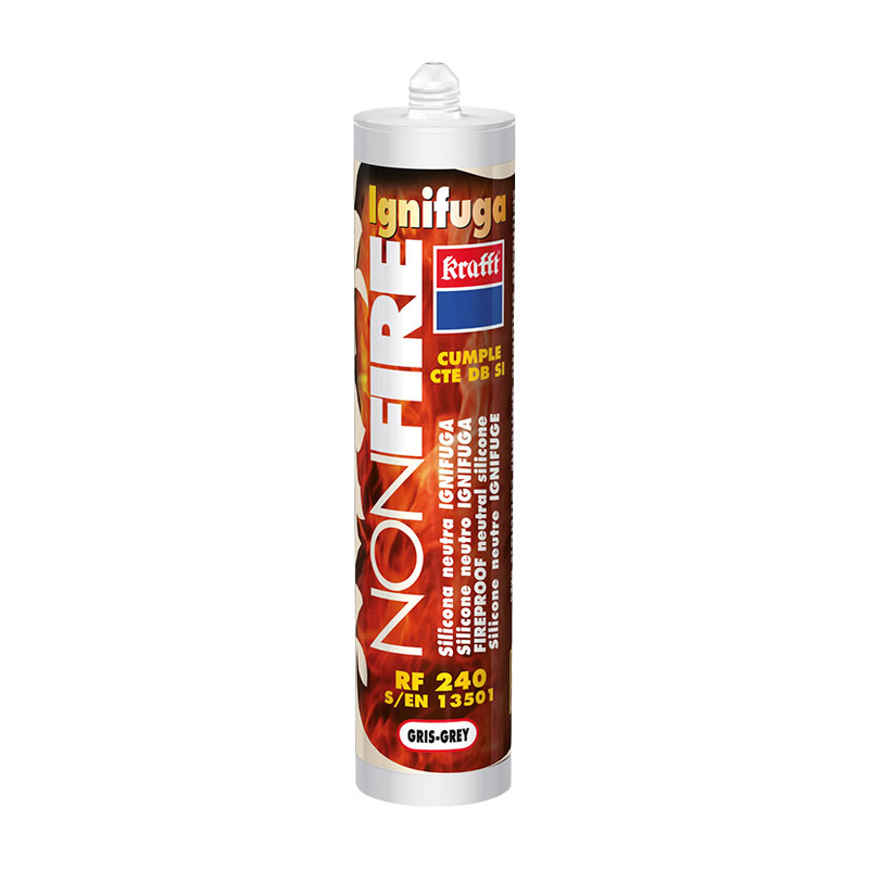 Silicona neutra alta temperatura ignífuga KRAFFT 300 ml
