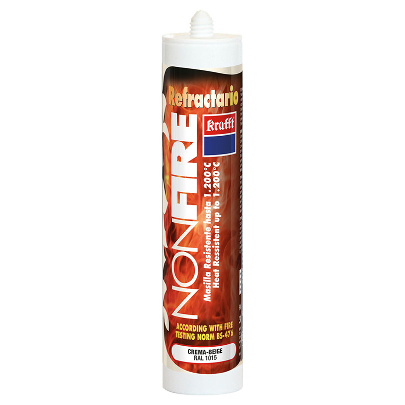 Masilla refractaria altas temperaturas KRAFFT 300 ml