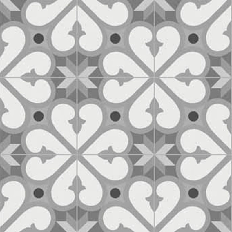 Alfombra vinílica decorativa Croma Hidra topo