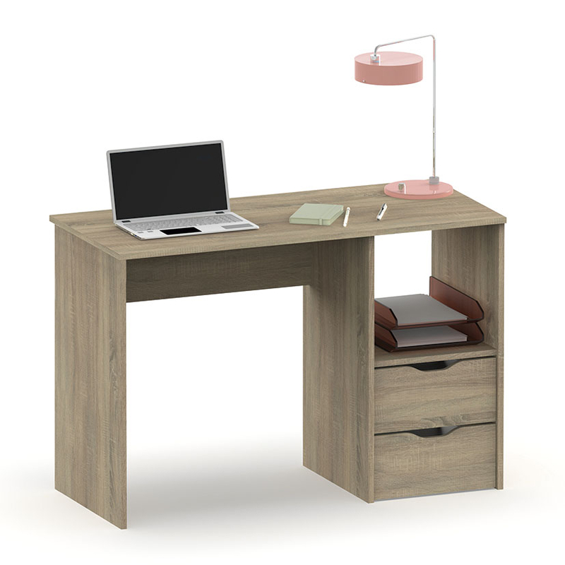 Mesa escritorio 2 cajones EKO 115x50xh.76 cm.