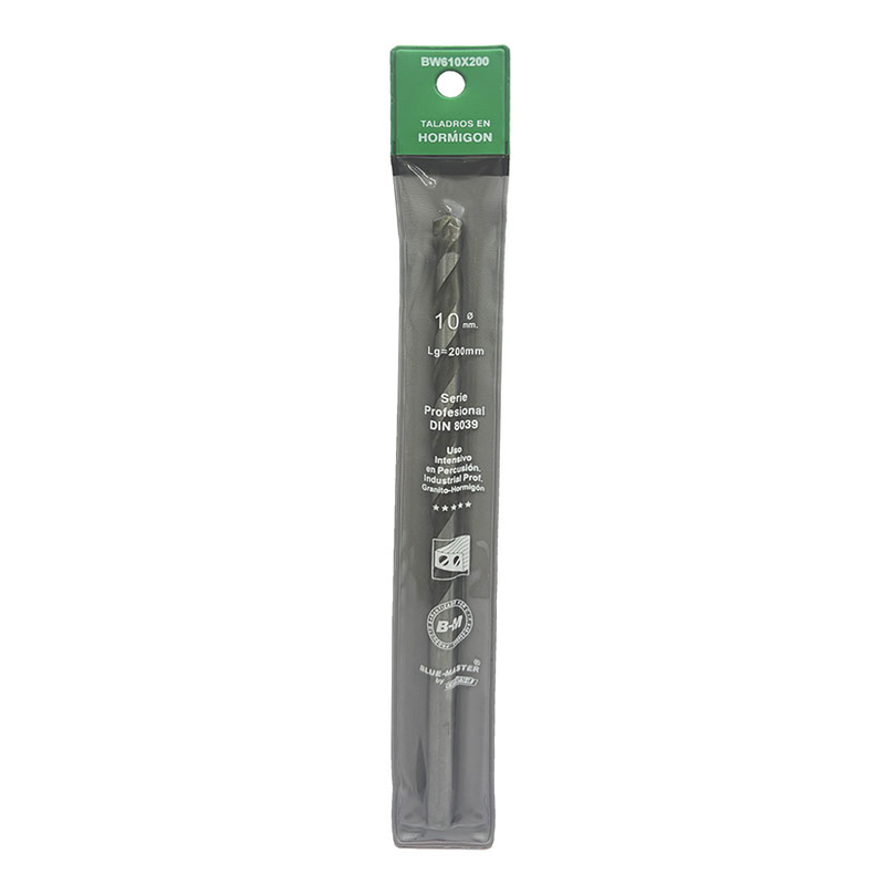 Broca pared profesional BLUE MASTER serie larga BW6