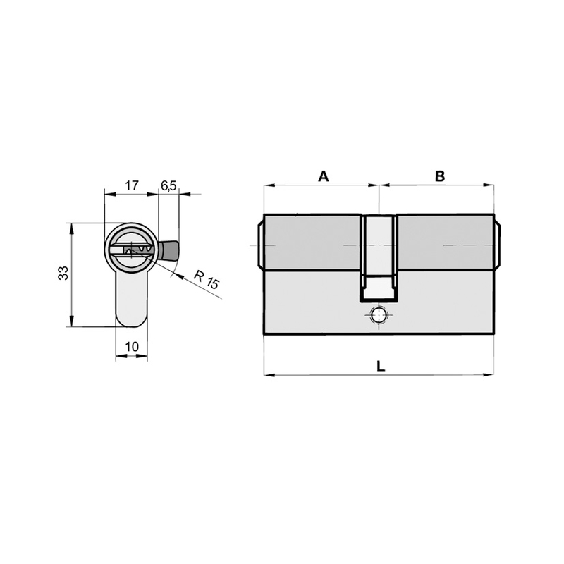 Cilindro LINCE modelo 2100 32-32 mm