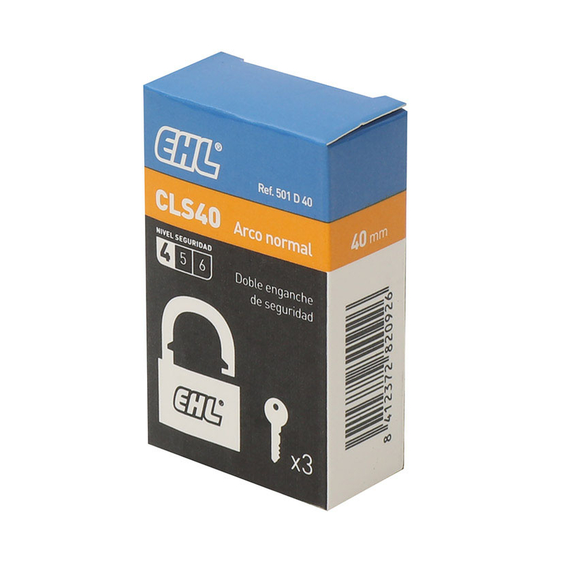 Candado seguridad arco normal EHL serie CLS 6 unidades