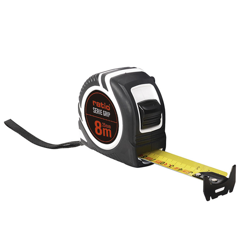 Flexómetro RATIO Serie Grip 8 m x 25 mm