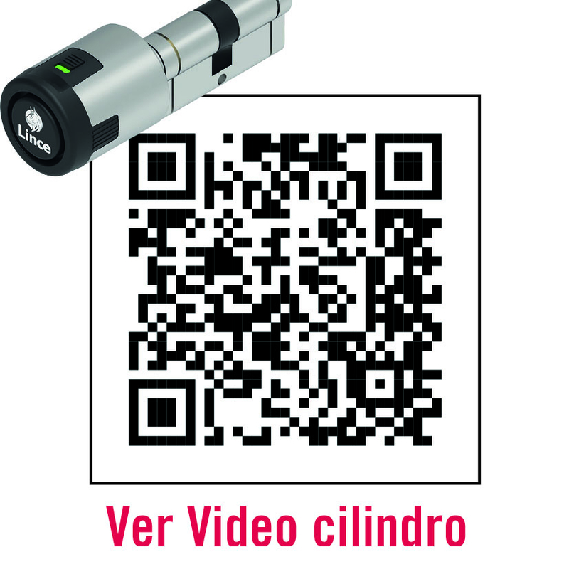 Cilindro seguridad con alarma LINCE CPlus Alarm Níquel