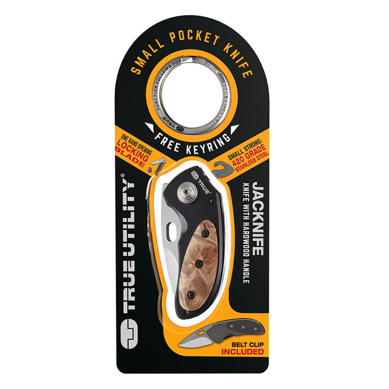 Navaja empuñadura madera TRUE Jacknife