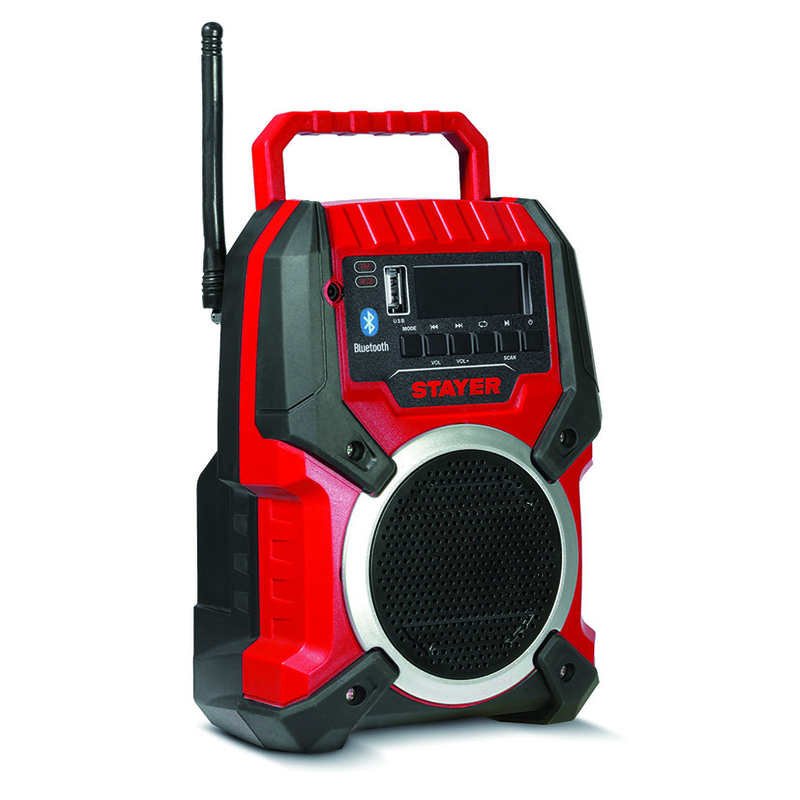Kit amoladora angular batería STAYER AGR L 20 18V con Radio L 20