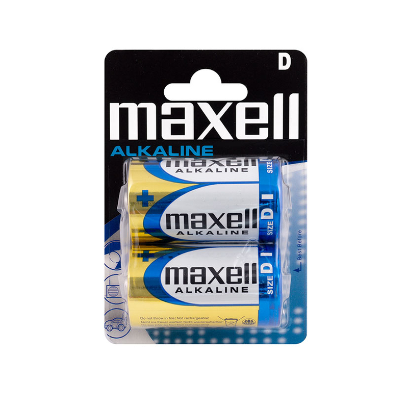 Pila alcalina D (LR20) MAXELL 24 unidades