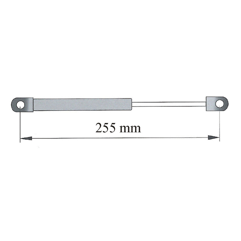 Compás de gas para puertas de armario