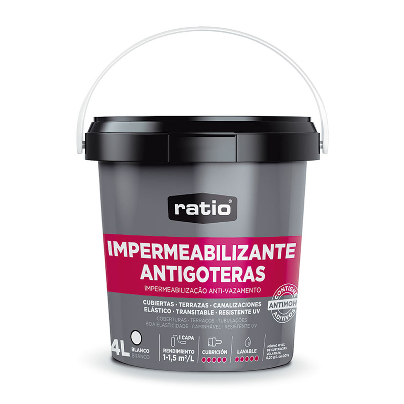 Impermeabilizante RATIO antigoteras 4L