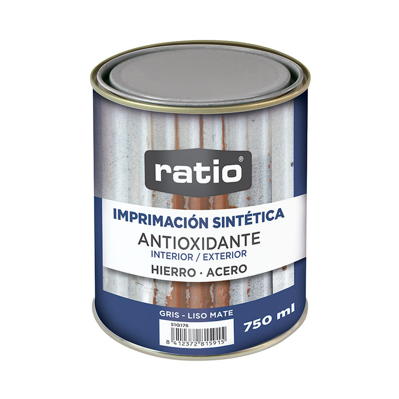 Imprimación sintética antioxidante RATIO gris