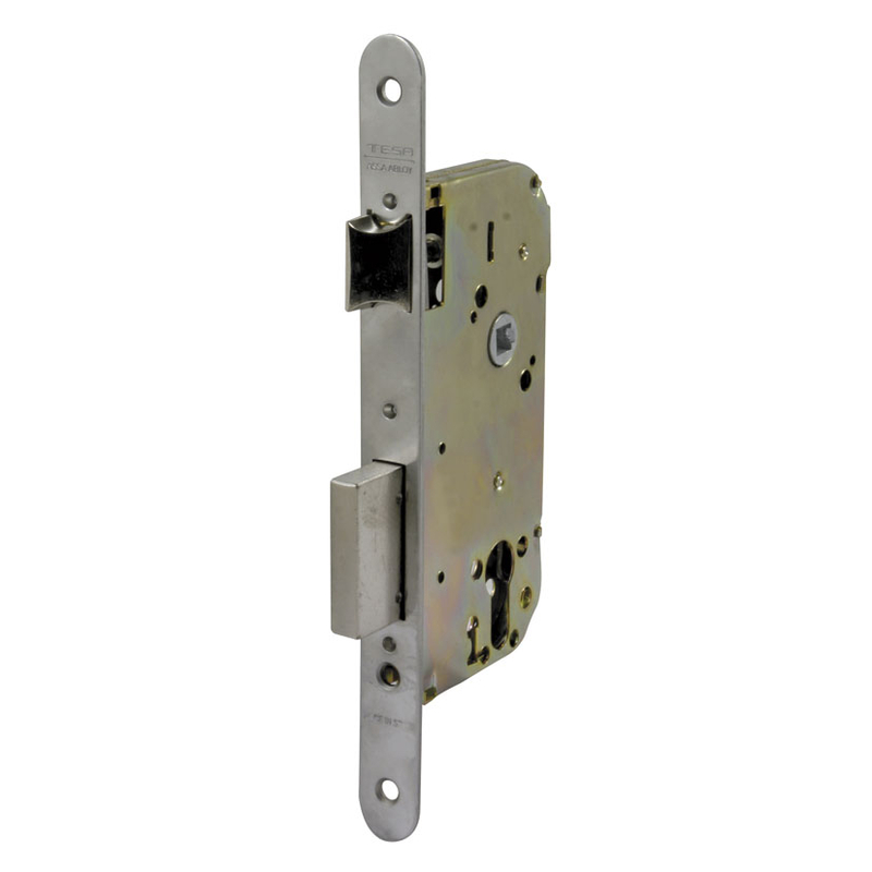 Cerradura picaporte embutir madera TESA ASSA ABLOY serie 130 inox