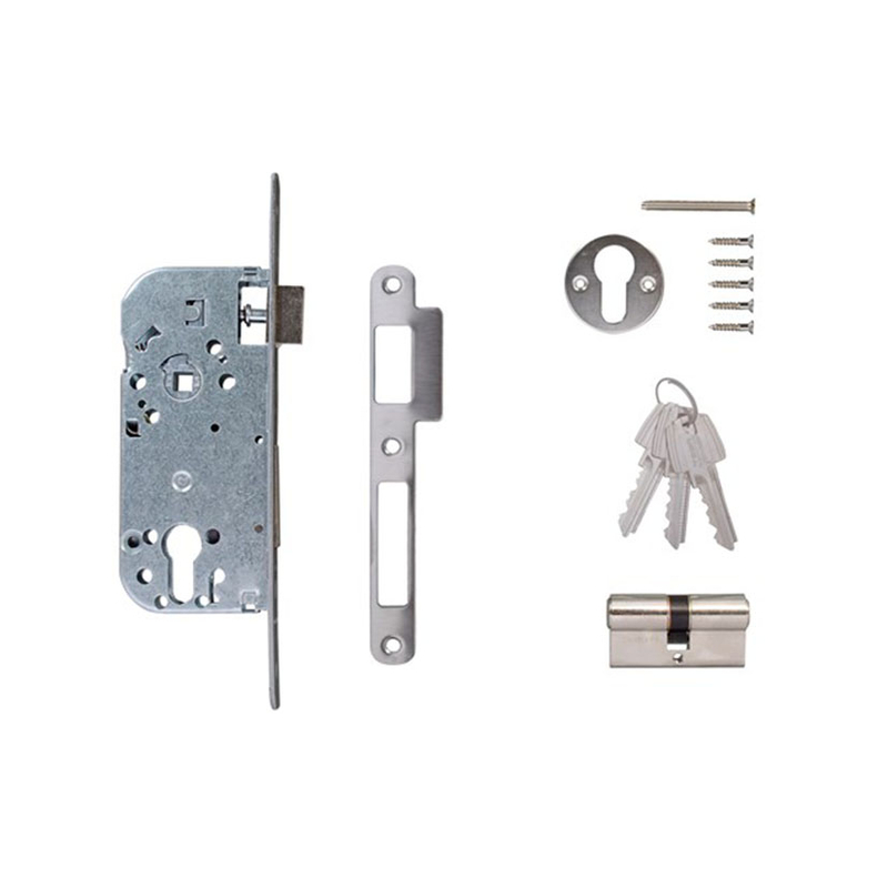 Cerradura picaporte embutir madera TESA ASSA ABLOY serie 130 inox