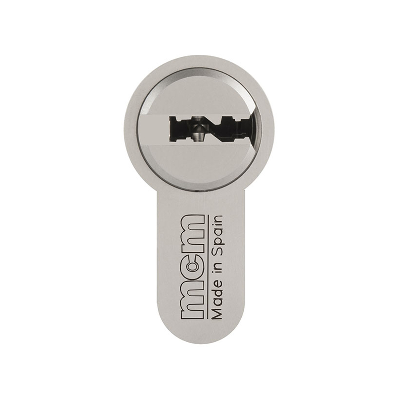 Cilindro de alta seguridad MCM SCX Plus niquelado