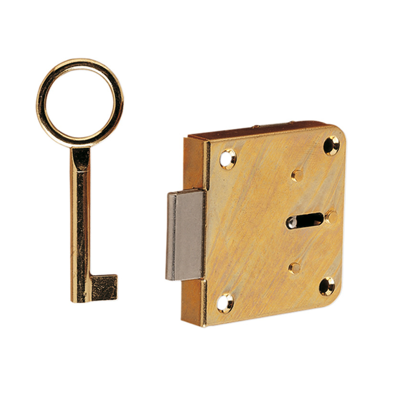 Cerradura sobreponer muebles. 12 unidades