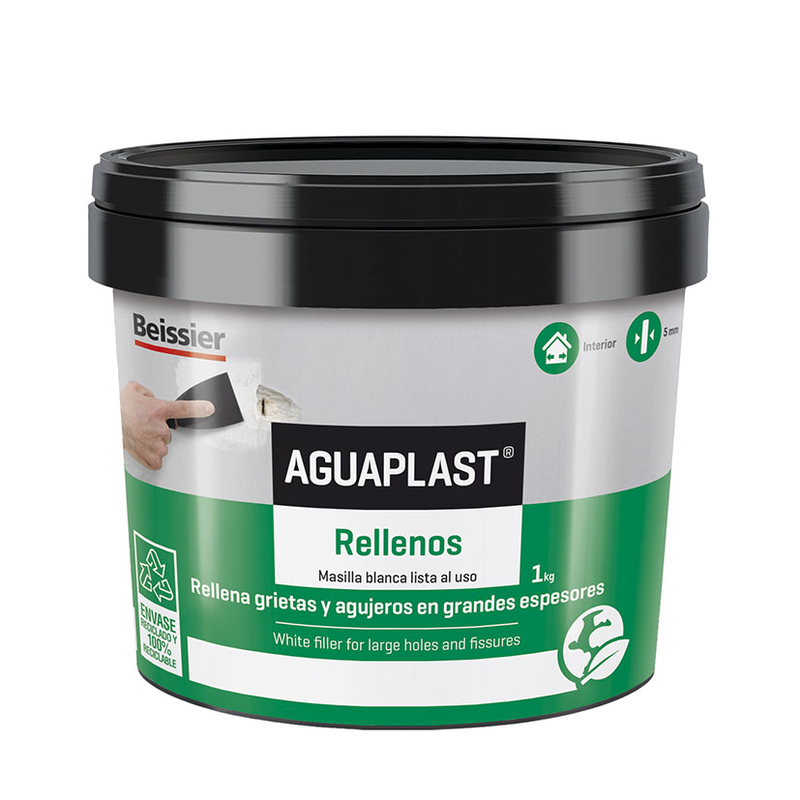 Masilla AGUAPLAST Capa gruesa 1 kg