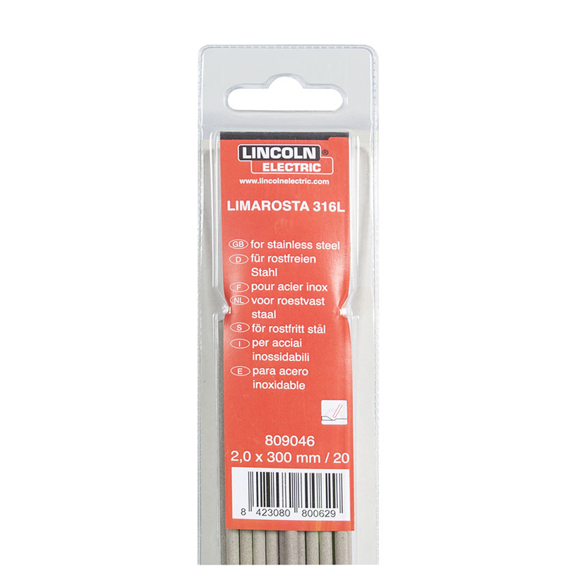 Electrodos de soldadura LINCOLN ELECTRIC acero inoxidable Limarosta 316L