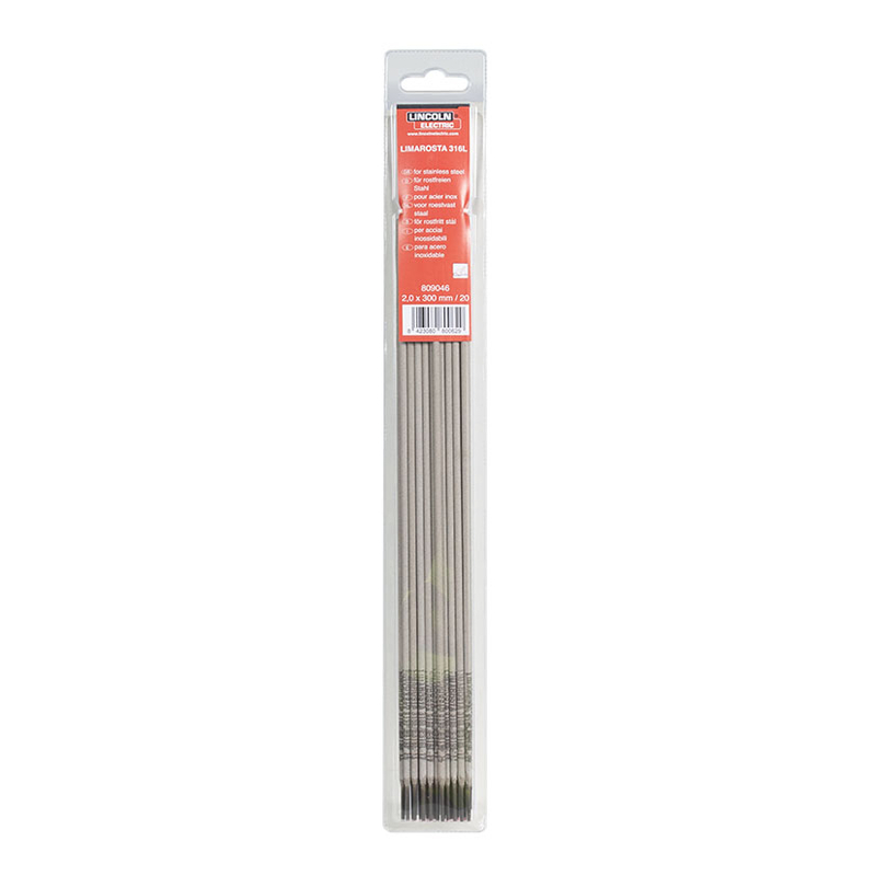Electrodos de soldadura LINCOLN ELECTRIC acero inoxidable Limarosta 316L