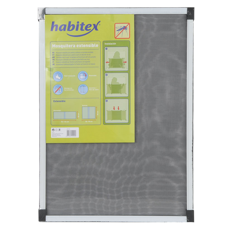 Marco mosquitera extensible HABITEX blanco 5 unidades