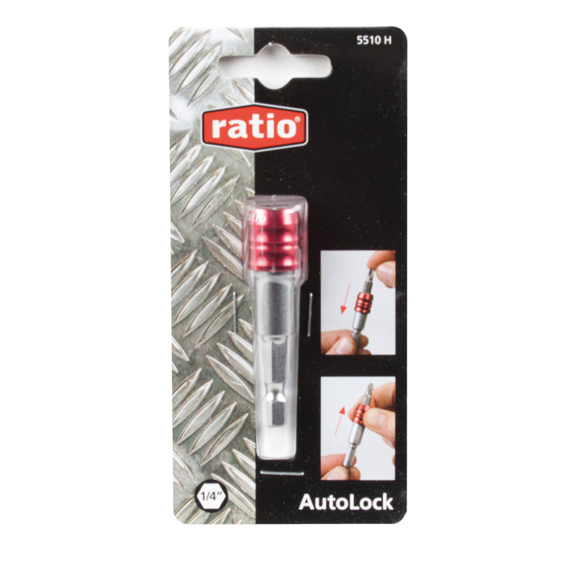 Portapuntas magnético 1/4" RATIO Autolock 5510
