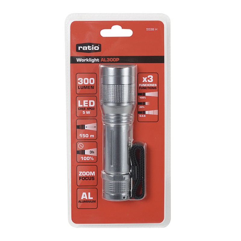 Linterna LED RATIO Worklight AL300P