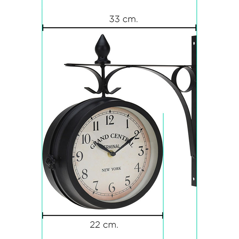Reloj doble cara Estación