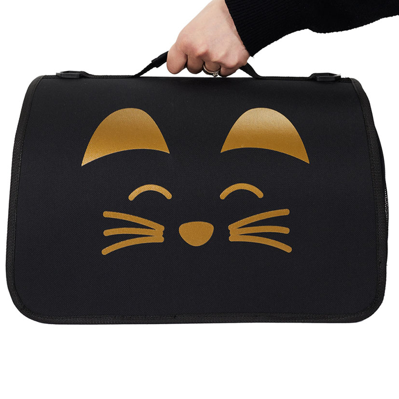 Transportín plegable gato