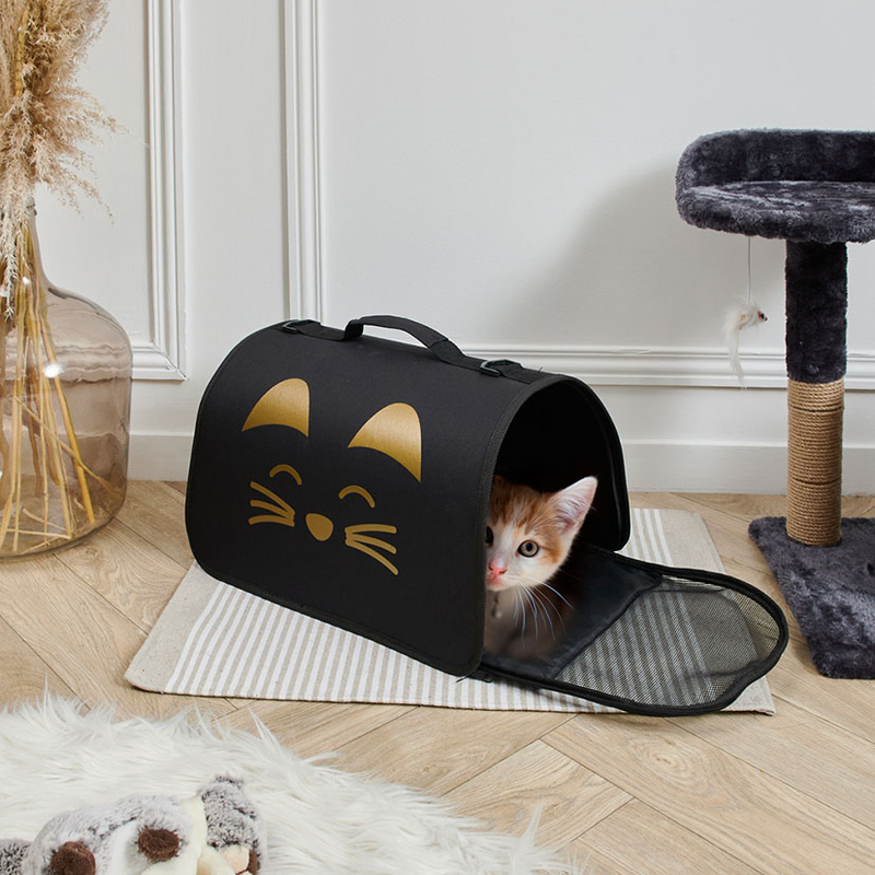 Transportín plegable gato