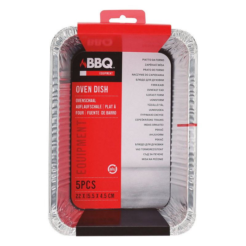 Bandejas de aluminio para barbacoa