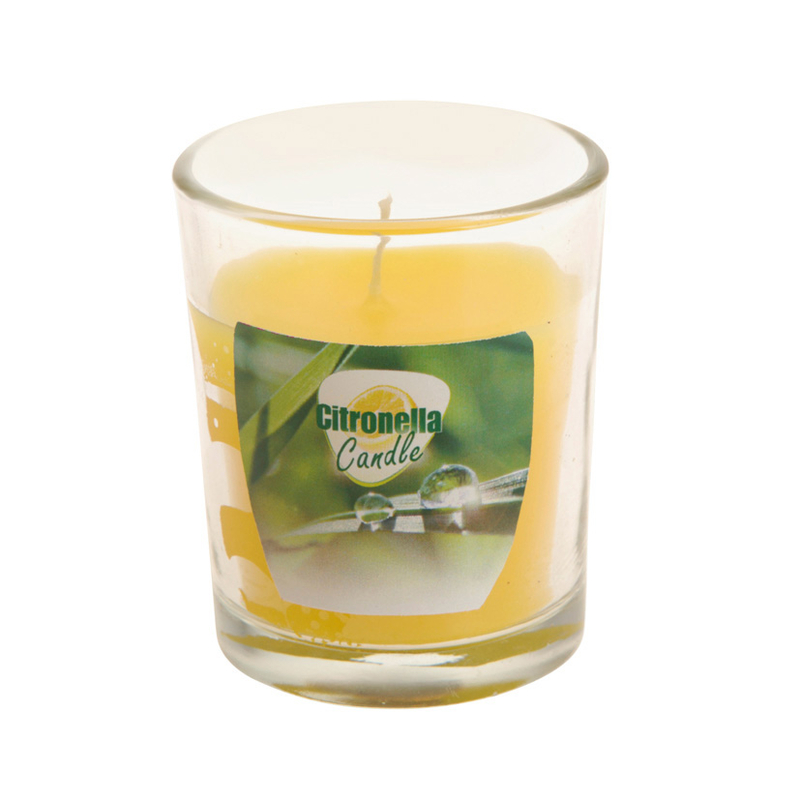 Vela citronela SWISSINNO vaso vidrio